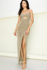 Load image into Gallery viewer, PLEASURE IS MINE FRONT CUTOUT MAXI DRESS