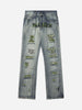Load image into Gallery viewer, Sneakerland Embroidered Ripped Jeans SP230525WD1L