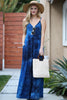 Load image into Gallery viewer, SPAGHETTI STRAP MAXI LONG DRESS WITH POCKET