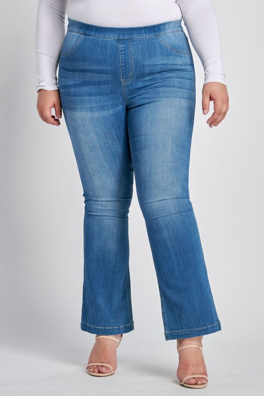 Mid Rise Flare Jegging - 30 Inches Inseam