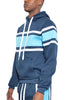 Load image into Gallery viewer, SOLID WITH THREE STRIPE PULLOVER HOODIE