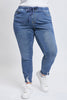 Load image into Gallery viewer, Missy Plus Size High-Rise Denim Ankle Jogger
