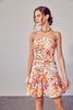 Load image into Gallery viewer, Tube Flower Print Dress