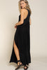 Load image into Gallery viewer, Sleeveless Back Zipper Front Slit Maxi Dress