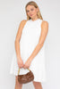 Load image into Gallery viewer, SLEEVELESS RUFFLE NECK TIERED DRESS