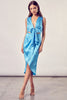 Load image into Gallery viewer, FRONT TIE SLIT WRAP DRESS