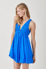 Load image into Gallery viewer, V NECK SMOCK SLEEVELESS DRESS