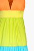 Load image into Gallery viewer, Playa Colorblock Poplin Midi Dress