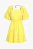 Load image into Gallery viewer, Ellie Puff Sleeve Tie Back Dress