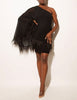 Load image into Gallery viewer, Gaelle Ostrich Dress