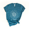 Load image into Gallery viewer, In Bloom Sunflower Short Sleeve Graphic V-Neck Tee