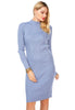 Load image into Gallery viewer, Full Sleeved Rib Knit Bodycon Dress
