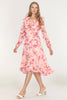 Load image into Gallery viewer, Katia Ruffle Wrap Midi Dress