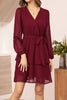 Load image into Gallery viewer, Swiss Dot Belted Puff Sleeve High Waist Mini Dress