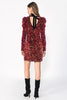 Load image into Gallery viewer, Gale Velvet Sequins Puff Sleeve Mini Dress
