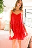 Load image into Gallery viewer, V-Neck Tiered Mini Sequin Dress