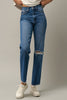 Load image into Gallery viewer, High Rise Straight Jeans