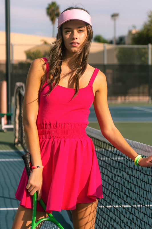 Sleeveless Tennis Dress W/ Built-In Short
