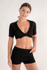 Load image into Gallery viewer, Knitted Crochet Top And Shorts 2 Pc Set