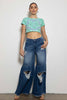 Low Rise Baggy Wide Jeans