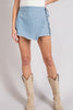 Load image into Gallery viewer, Mineral Washed Wrap Drawstring Denim Shorts