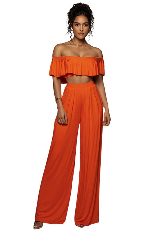 SEXY TWO PIECE SET TOP AND PANT