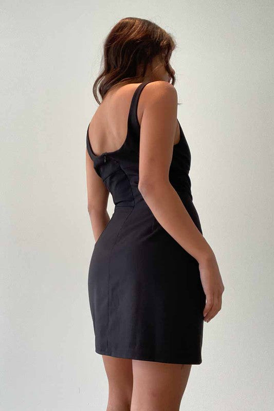 Tailored Silhouette Mini Dress