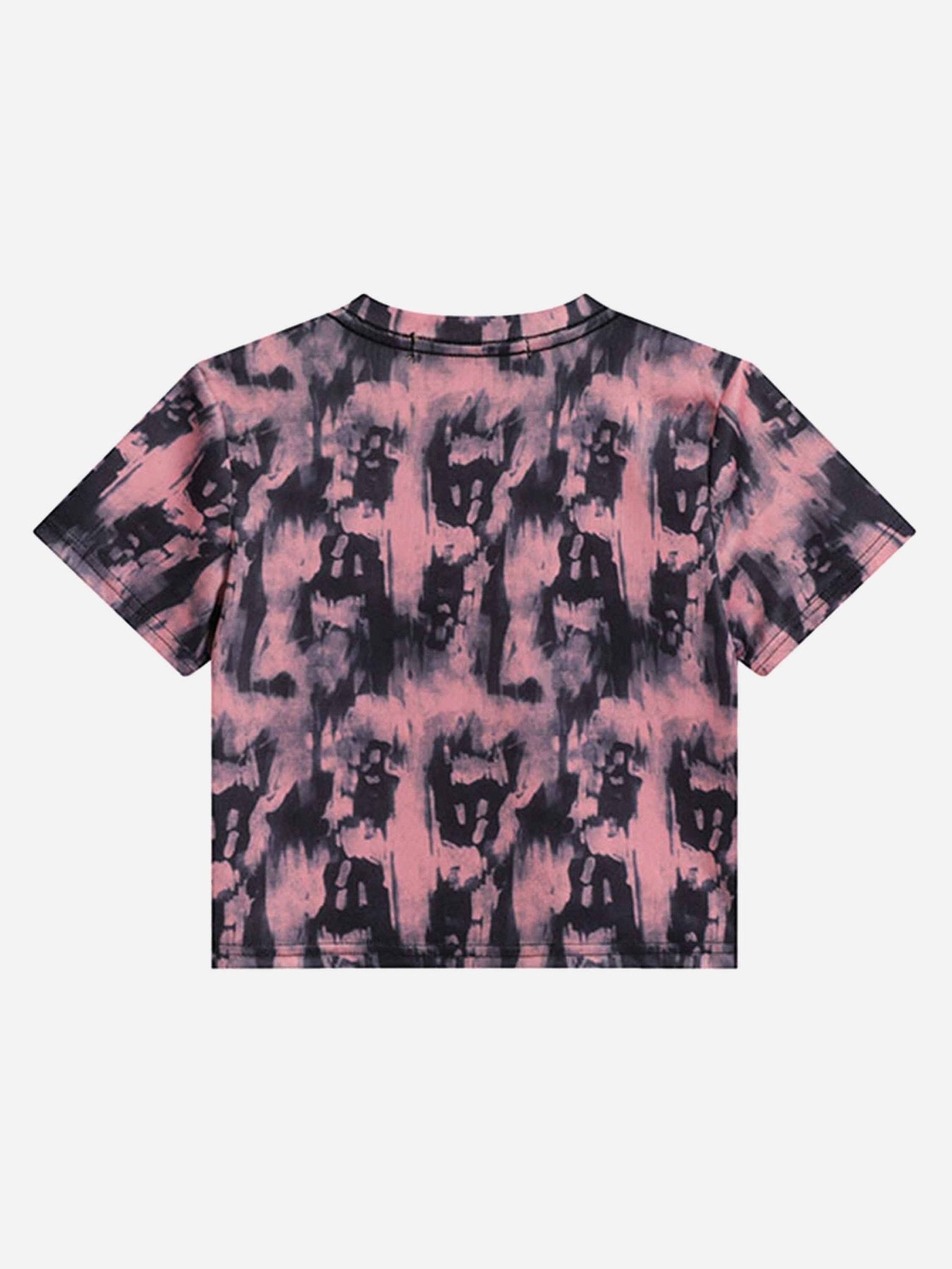 Sneakerland Tie-dye Gradient Print Women's T-shirt SP230524R49W