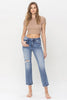 Lovervet Full Size Lena High Rise Crop Straight Jeans - sneakerlandnet