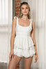 Load image into Gallery viewer, Strap Tiered Mini Romper