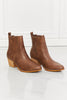 Load image into Gallery viewer, MMShoes Love the Journey Stacked Heel Chelsea Boot in Chestnut - sneakerlandnet