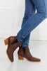 Load image into Gallery viewer, MMShoes Back At It Point Toe Bootie in Chocolate - sneakerlandnet