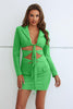 Load image into Gallery viewer, Sneakerland Cutout Tied Blazer and Skirt Set - sneakerlandnet