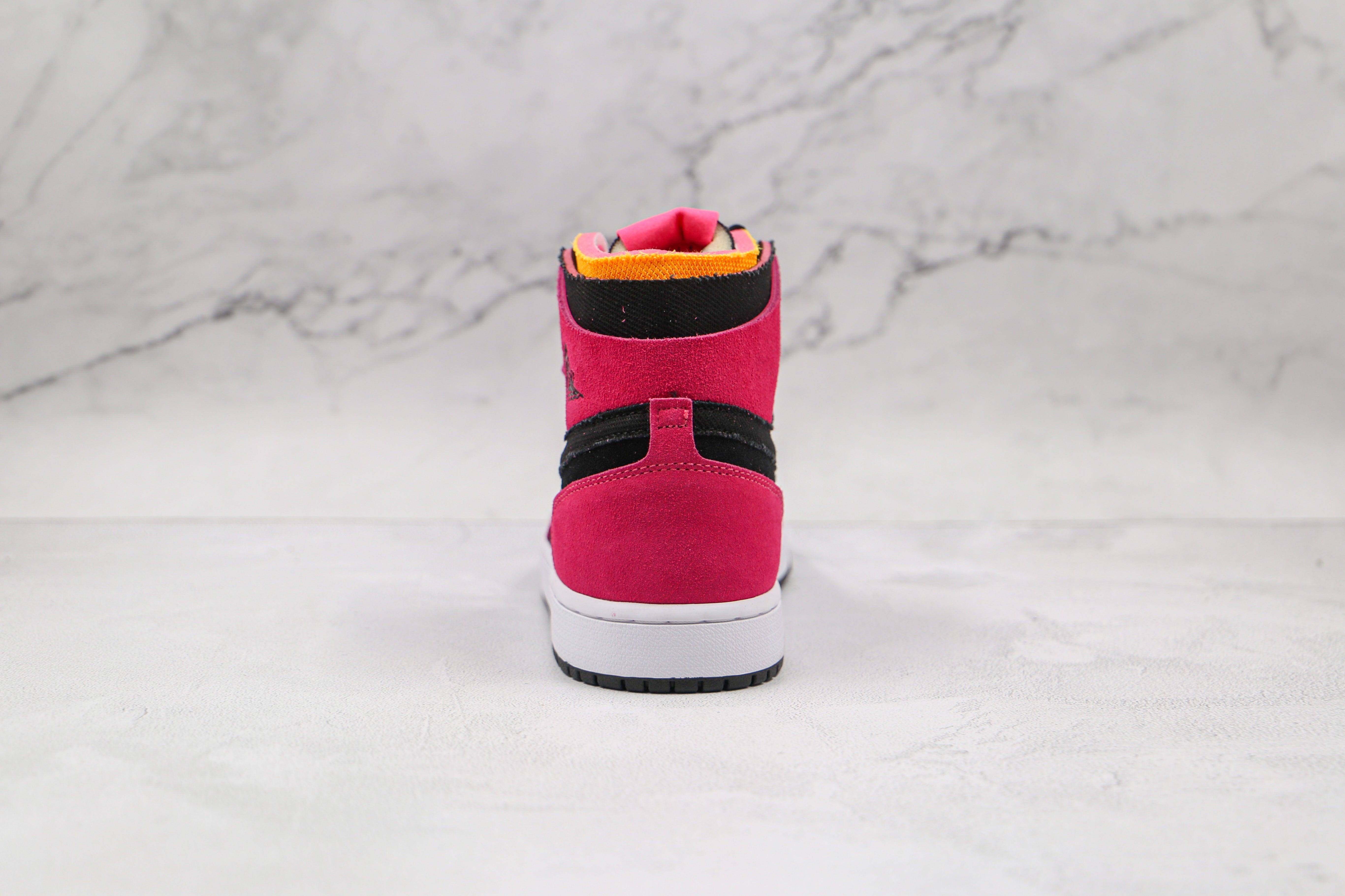 Custom RED Jordan 1 High Q Zoom Air ( Customs And Box ), Jordan 1 Sneakers Active sneakeronline