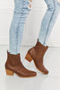 Load image into Gallery viewer, MMShoes Love the Journey Stacked Heel Chelsea Boot in Chestnut - sneakerlandnet