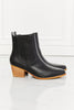 Load image into Gallery viewer, MMShoes Love the Journey Stacked Heel Chelsea Boot in Black - sneakerlandnet