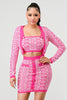 Load image into Gallery viewer, ATHINA PRINTED BARBIE PINK THREE PIECE SET sneakerlandnet