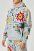 Load image into Gallery viewer, Allover Hand Drawing &amp; Chenille Patch Hoodie sneakerlandnet
