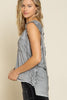 Load image into Gallery viewer, Criss cross Lace up Open Back Tank Top sneakerlandnet