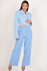 Load image into Gallery viewer, Cropped Blazer Blue Pant Set sneakerlandnet