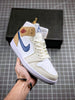 Load image into Gallery viewer, Custom Air Jordan 1 MID White Blue Brown sneakerlandnet