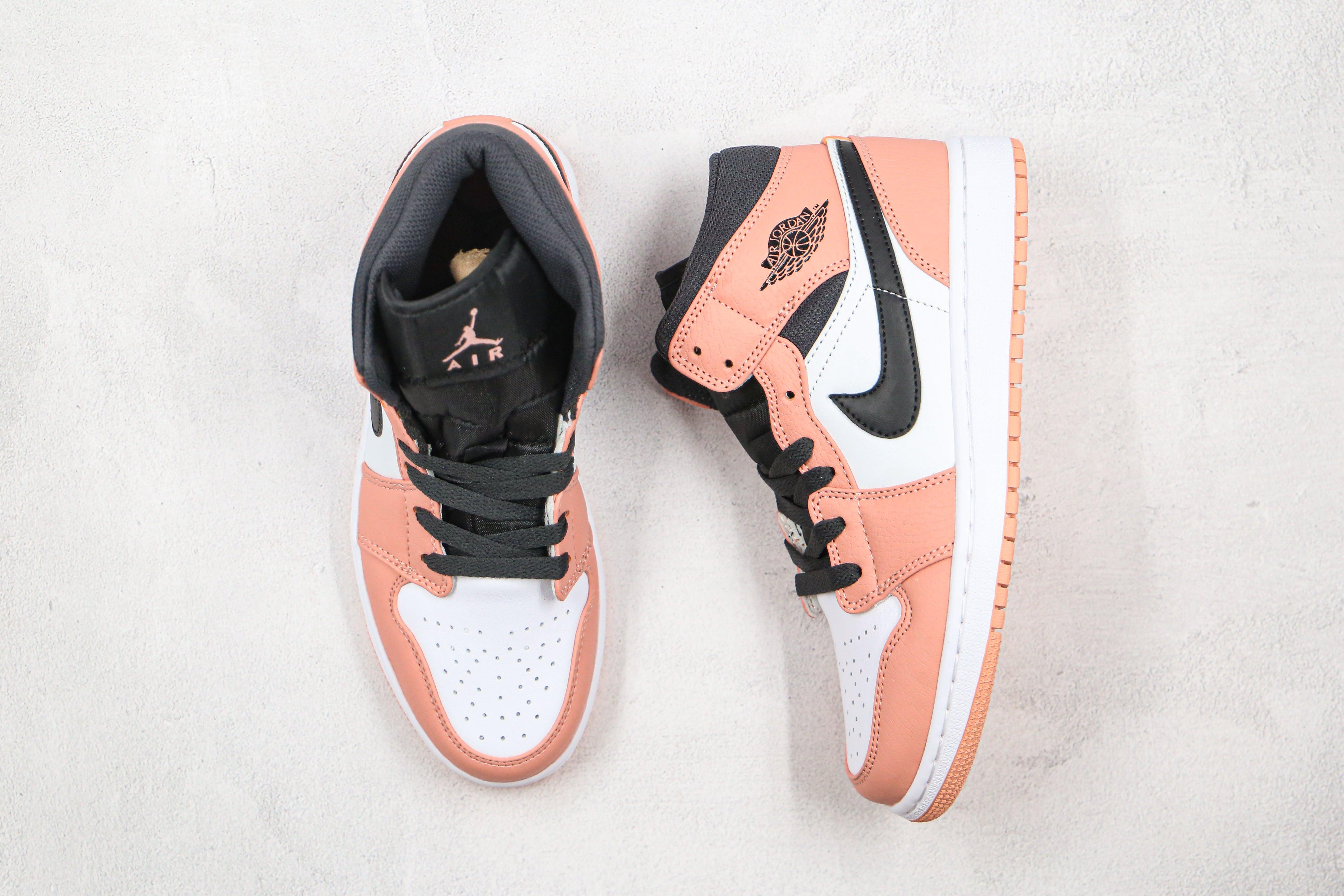 Custom Air Jordan 1 Mid Digital Pink Quartz High Q sneakerlandnet