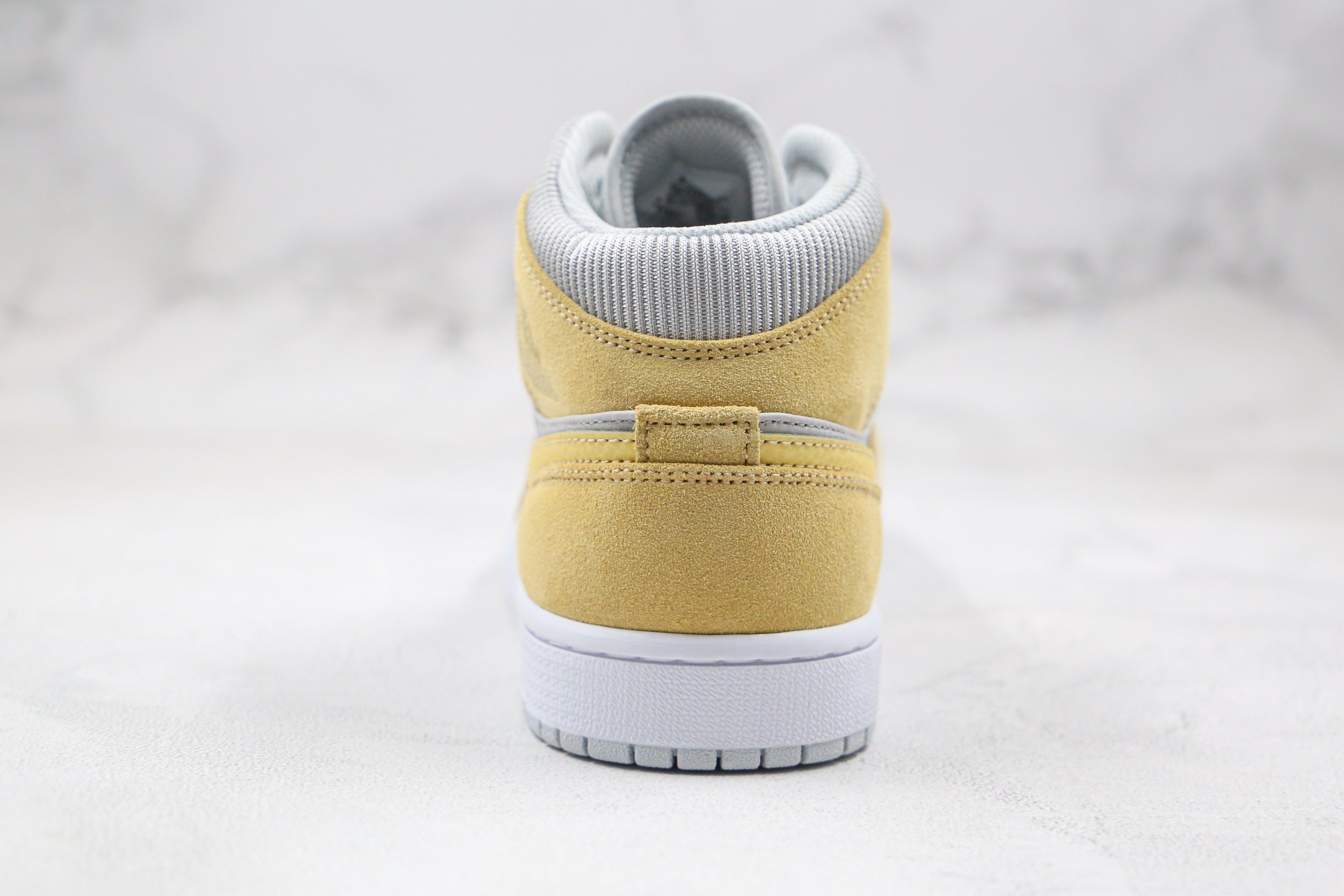 Custom Air Jordan 1 Mid SE Yellow High Q ( Customs And Box ), Jordan 1 Sneakers Active sneakerlandnet