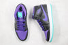 Load image into Gallery viewer, Custom Air Jordan 1 Purple Mid High Q ( Customs And Box ), Jordan 1 Sneakers Active luxurysteps