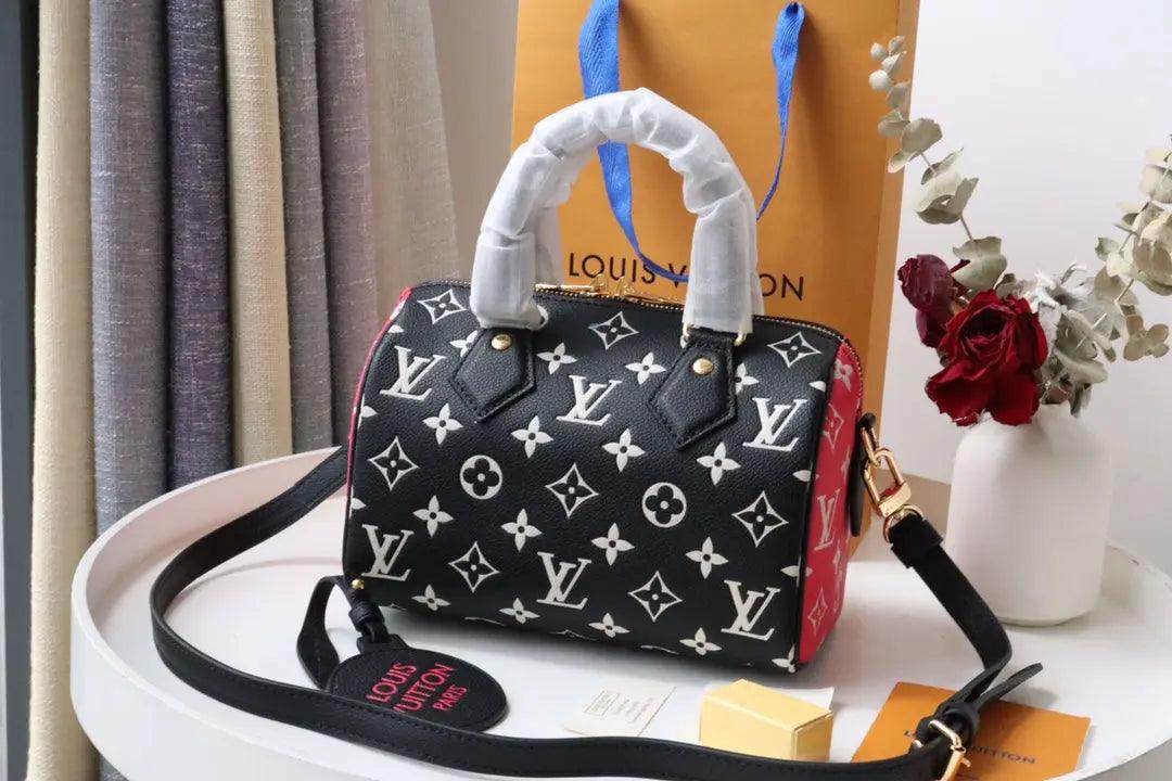 SO - New Fashion Women's Bags LUV SPEEDY MONOGRAM A017 sneakerhypes