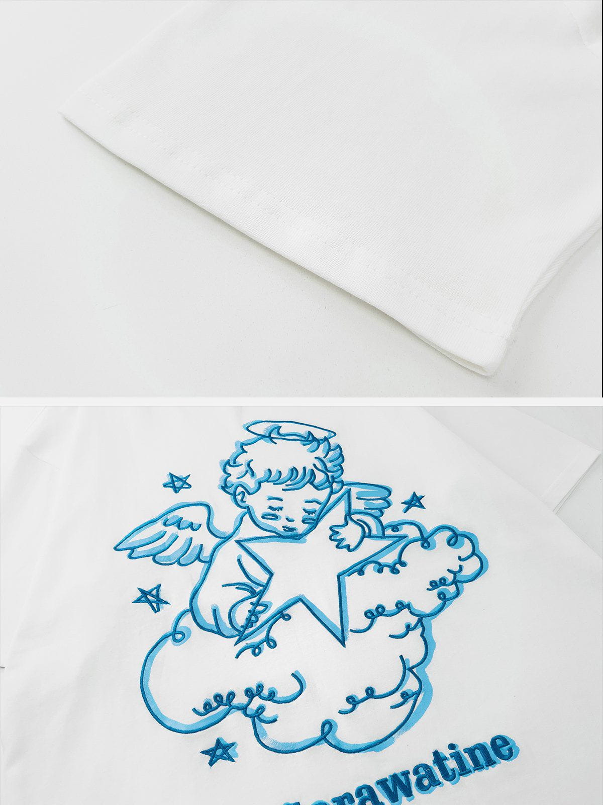 Sneakerland™ - Angel Embroidery Graphic Tee