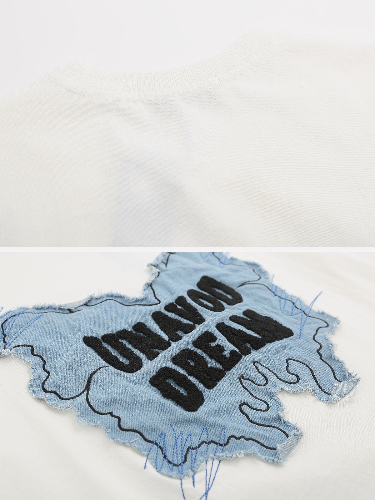 Sneakerland™ - Applique Embroidery Butterfly Tee
