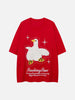 Sneakerland™ - Applique Embroidery Duck Graphic Tee
