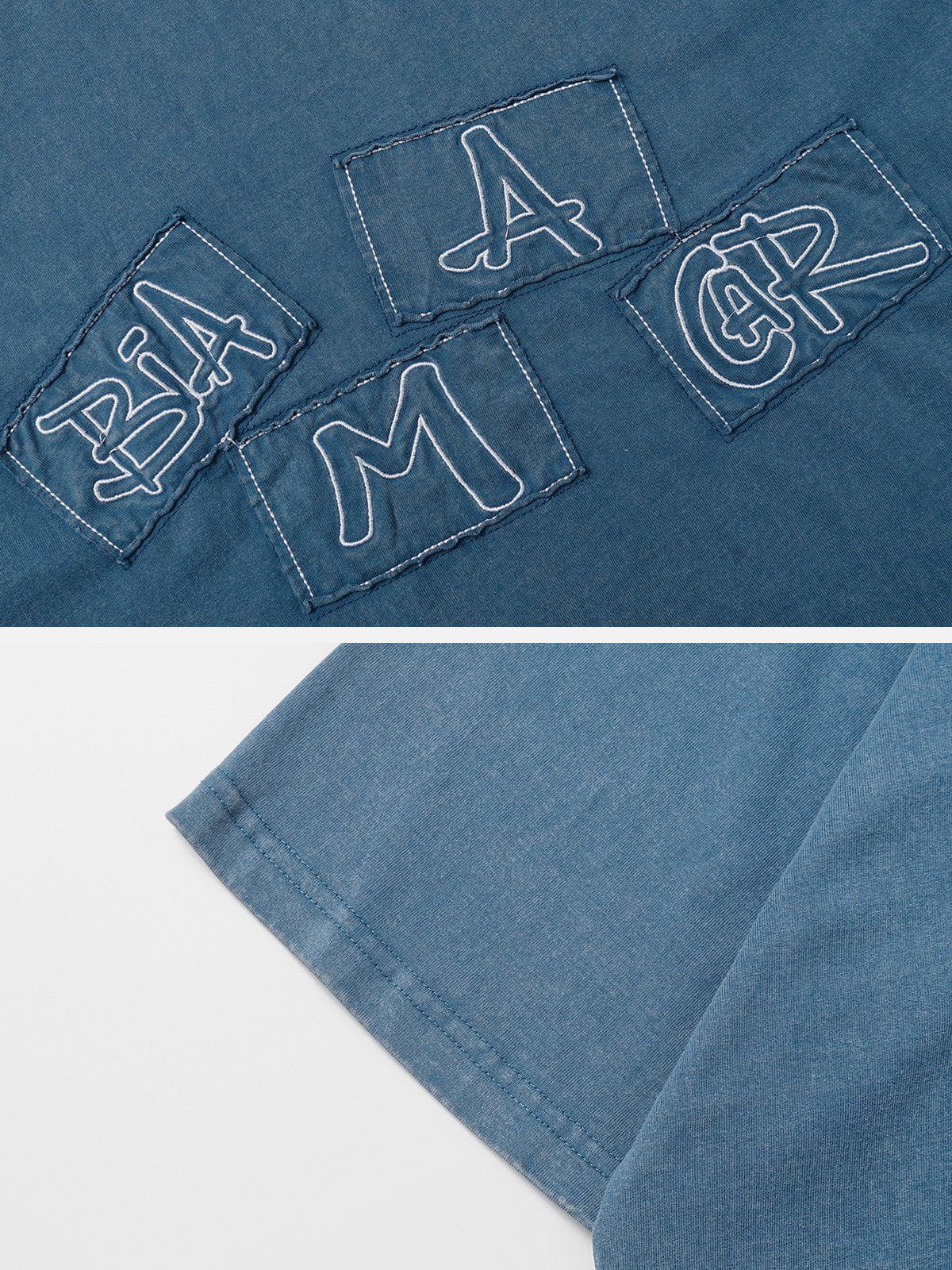 Sneakerland™ - Applique Embroidery Washed Tee