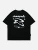 Load image into Gallery viewer, Sneakerland™ - Butterfly Print Flock Design Tee